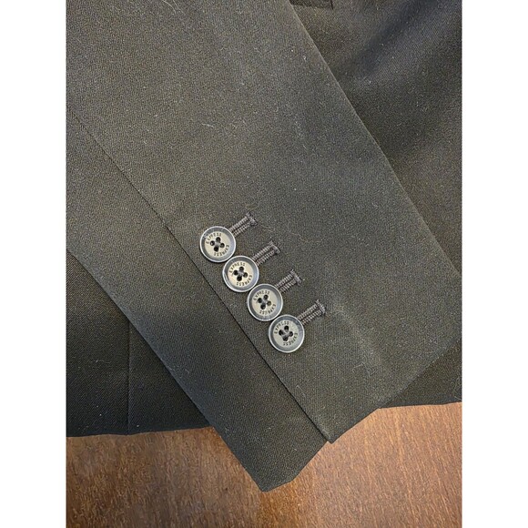 Express Blazer Women 12 Black 1 Button Suit Jacket Business Career - Picture 4 of 9